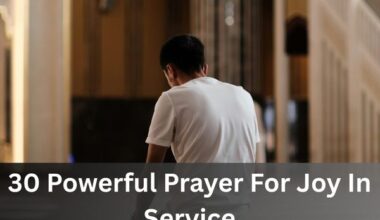 Prayer For Joy In Service