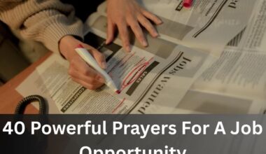 Prayer For A Job Opportunity