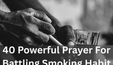 Prayer For Battling Smoking Habit