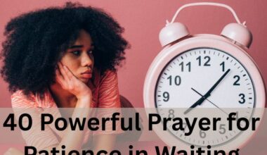 Prayer for Patience in Waiting