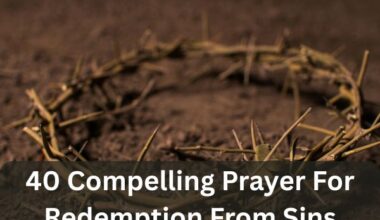 Prayer For Redemption From Sins