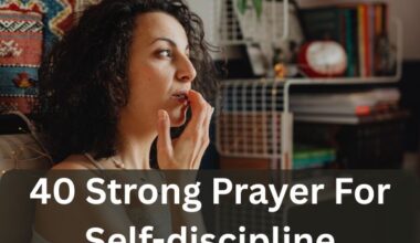 Prayer For Self-discipline