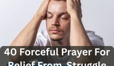 Prayer For Relief From Struggle