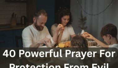 Prayer For Protection From Evil